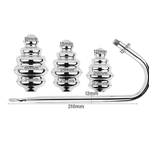 Hook Ribbed GreatBenefit 8826 Screw-in Set Anal 0226